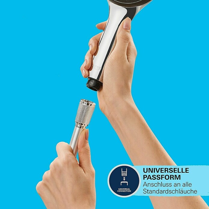 Grohe Vitalio Joy Handbrause Mono (Anzahl Strahlarten: 1 Stk., Kunststoff, Silber) | BAUHAUS