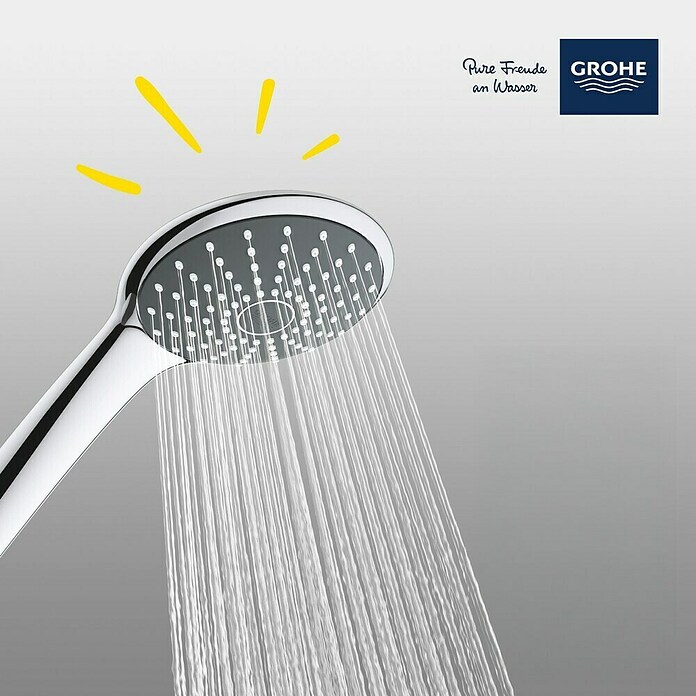 Grohe Vitalio Joy Handbrause Mono (Anzahl Strahlarten: 1 Stk., Kunststoff, Silber) | BAUHAUS
