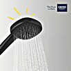 Grohe Vitalio Comfort Handbrause 110 (Anzahl Funktionen: 2 Stk., Schwarz) | BAUHAUS