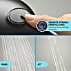 Grohe Vitalio Comfort Handbrause 110 (Anzahl Funktionen: 2 Stk., Schwarz) | BAUHAUS