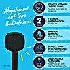 Grohe Vitalio Comfort Handbrause 110 (Anzahl Funktionen: 2 Stk., Schwarz) | BAUHAUS