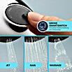 Grohe Vitalio Start Handbrause 110 (Durchmesser: 110 mm, Schwarz, Kunststoff, Anzahl Strahlarten: 3 Stk.) | BAUHAUS