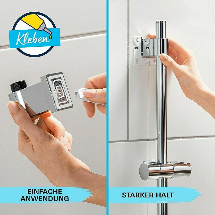 Grohe Vitalio Start Brausegarnitur 110 (Lochabstand: 47 cm - 62 cm, Silber, Kunststoff) | BAUHAUS