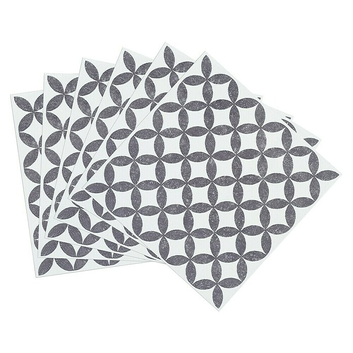 D-c-fix Fliesensticker Wall Tiles Amira (6 Stk., 15 x 15 cm, Grau) | BAUHAUS