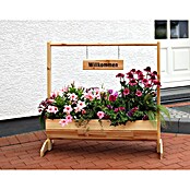 Promadino Pflanzkasten (103 x 40 x 110 cm, Braun, Kiefer)