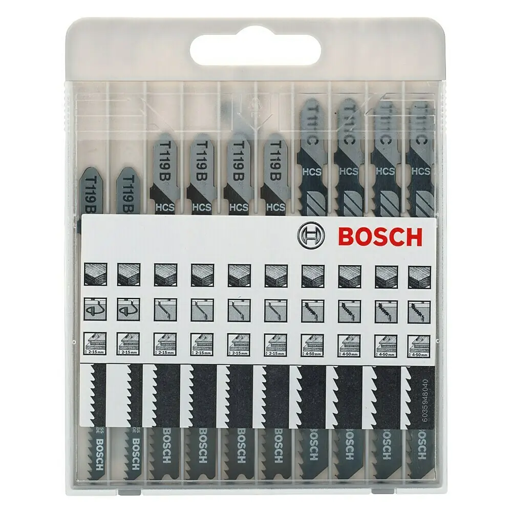 Bosch Fensterbau-Set – SDS-plus-7X-Bohrer & Säbelsägeblätter, 12-teilig In Tough-Box