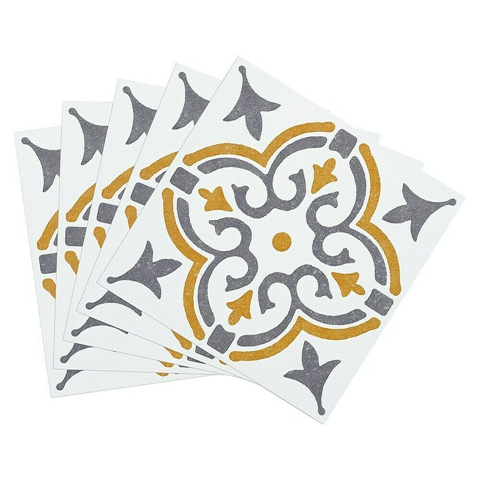 D-c-fix Fliesensticker Wall Tiles Jamila (6 Stk., 15 x 15 cm, Gold) | BAUHAUS