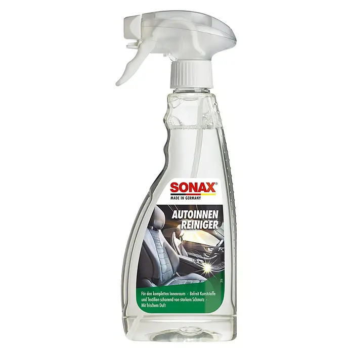 Sonax Auto-Innenraumreiniger - 500 ml - Abbildung einer Flasche Sonax Auto Innenreiniger.