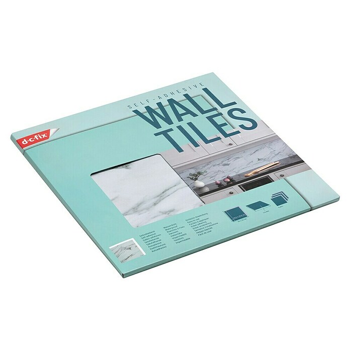 D-c-fix Fliesensticker Wall Tiles Premium Marble (6 Stk., 30,5 x 30,5 cm, Premium Marble) | BAUHAUS