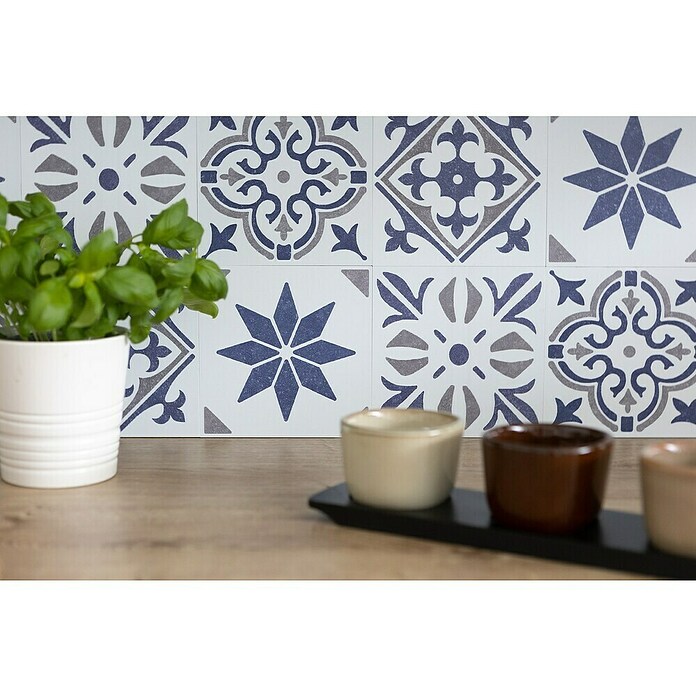 D-c-fix Fliesensticker Wall Tiles Alia (6 Stk., 15 x 15 cm, Blau) | BAUHAUS