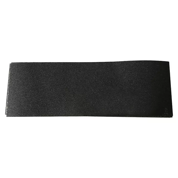 Mondelin Schleifgitter-Set - 20 Stk. - Schwarzes Schleifpapier mit grober Textur.