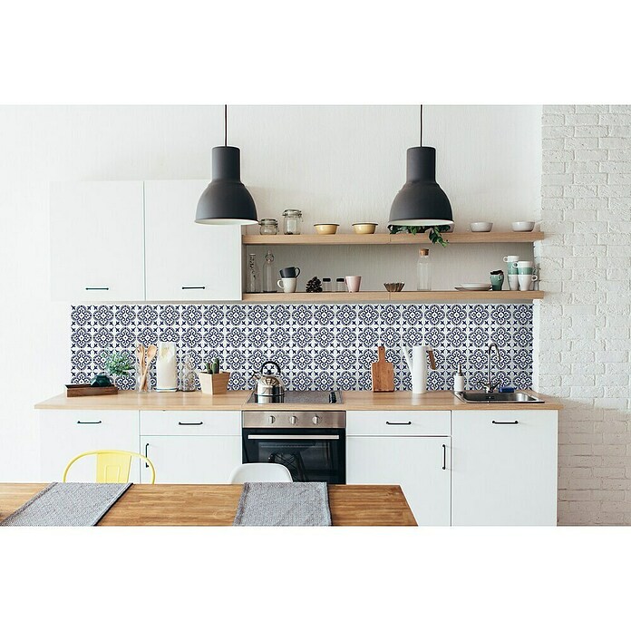 D-c-fix Fliesensticker Wall Tiles Jamila (6 Stk., 15 x 15 cm, Blau) | BAUHAUS