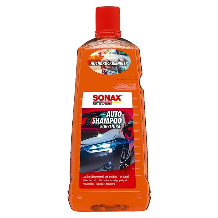 Sonax Auto-Shampoo Konzentrat (Inhalt: 2 l, Dermatologisch getestet)