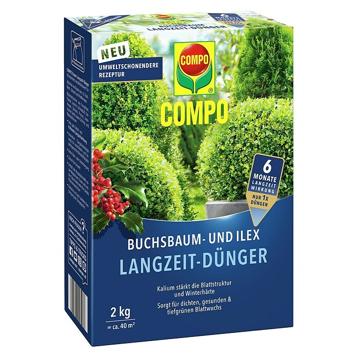 Compo Gnojivo s dugotrajnim djelovanjem za šimšir i božikovinu  (2 kg) | BAUHAUS