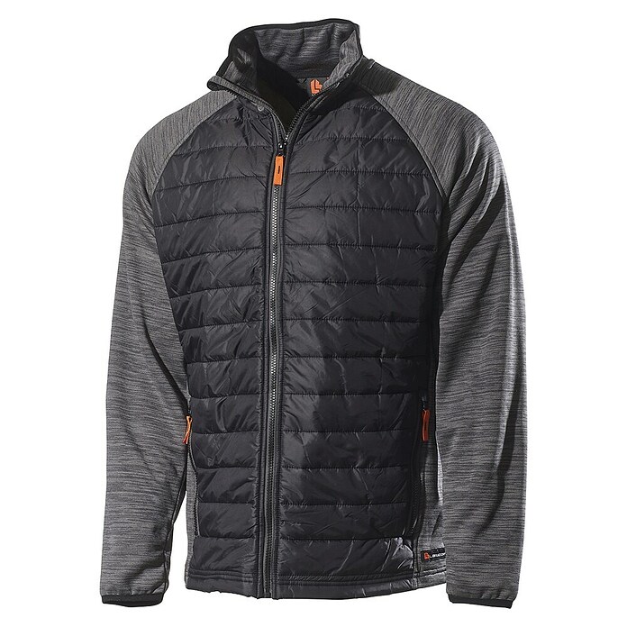 L.Brador Hybridjacke 6090P (Schwarz/Grau, M) | BAUHAUS