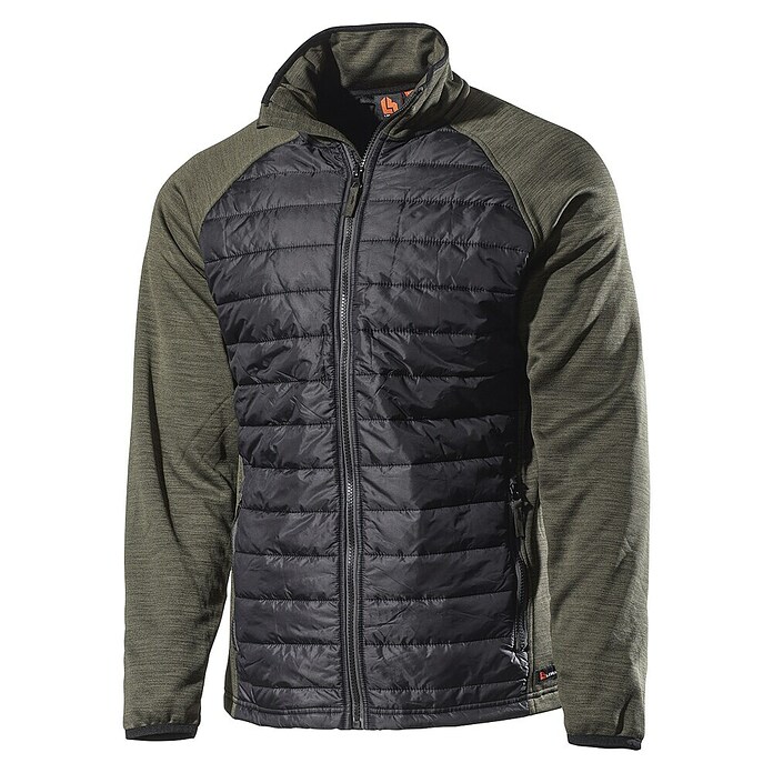 L.Brador Hybridjacke 6090P (Schwarz/Grün, XL) | BAUHAUS