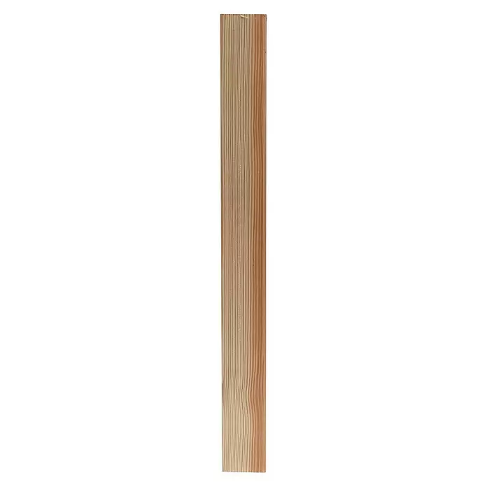 Joda Holzpfosten - Länge: 90 cm, Lärche, Gekappt - Helles Holzbrett mit vertikaler Maserung.