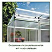 KGT Gewächshaus Santini II - small (Außenmaß inkl. Dachüberstand (B x T): 233 x 155 cm, Material Seitenwand: Kunststoff, 16 mm, Anthrazit-grau) | BAUHAUS