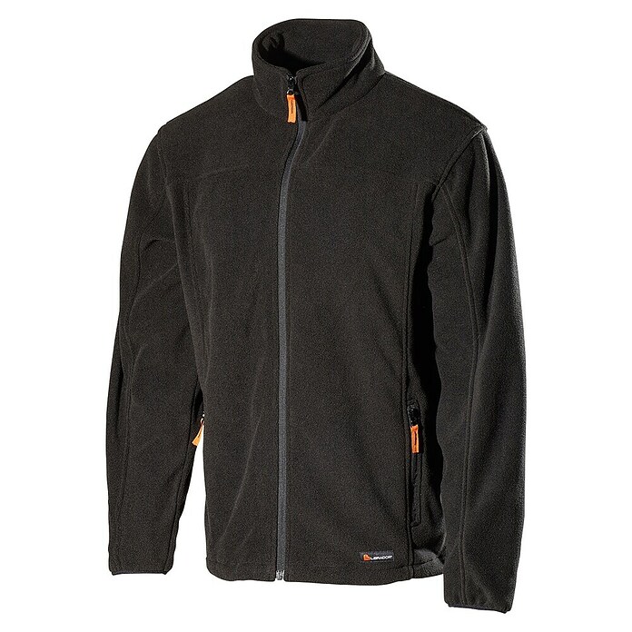 L.Brador Fleecejacke 687 P (M, Schwarz)