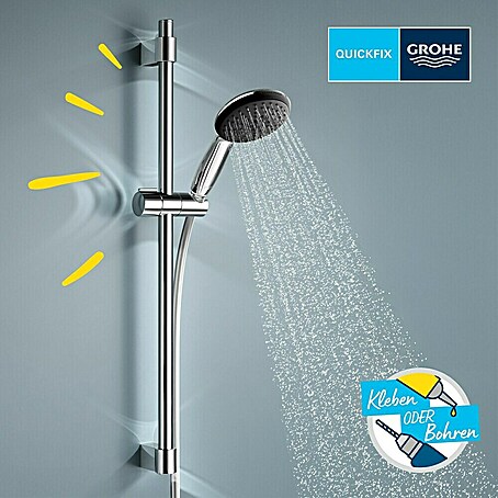 Grohe Vitalio Start Brausegarnitur 110 1 (Lochabstand: 47 cm - 62 cm, Chrom, Kunststoff)