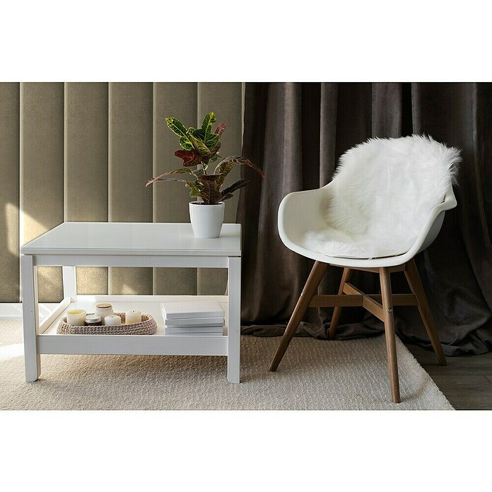 Fllow Deko-Wandpolster Velvet (Taupe, L x B: 90 x 15 cm) | BAUHAUS