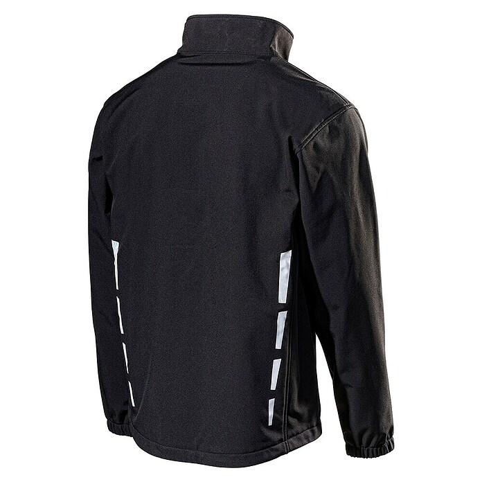 L.Brador Softshell-Jacke 554 P (M, Schwarz)