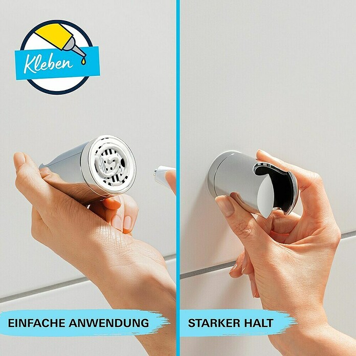 Grohe QuickFix Vitalio Start Brausegarnitur II WS8 (Art Strahl: Brauseregen, Jetstrahl, Schwarz, Kunststoff, Matt) | BAUHAUS