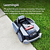 Sunseeker Mähroboter V3 Plus (1 000 m², Schnittbreite: 18 cm, Kamera-gestützte Navigation) | BAUHAUS
