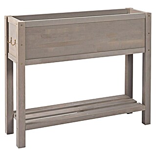 Sun Huerto Bloom 100 (100 x 30 x 85 cm, Madera, Gris cálido)