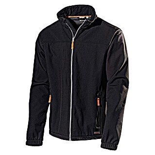 L.Brador Softshell-Jacke 554 P (Schwarz, XXL)