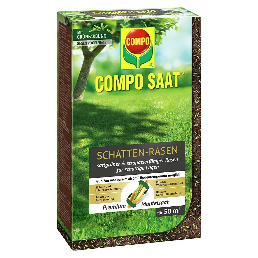 SaatPur® Rasensamen Schattenrasen 1kg Für Ca. 30  Produktbild-Vorschau 6