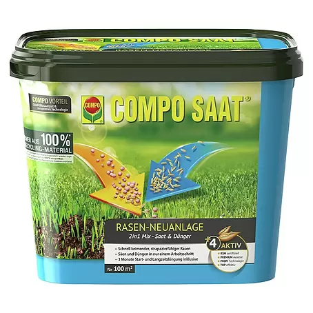 Compo Saat Rasensamen Rasenneuanlage Mix