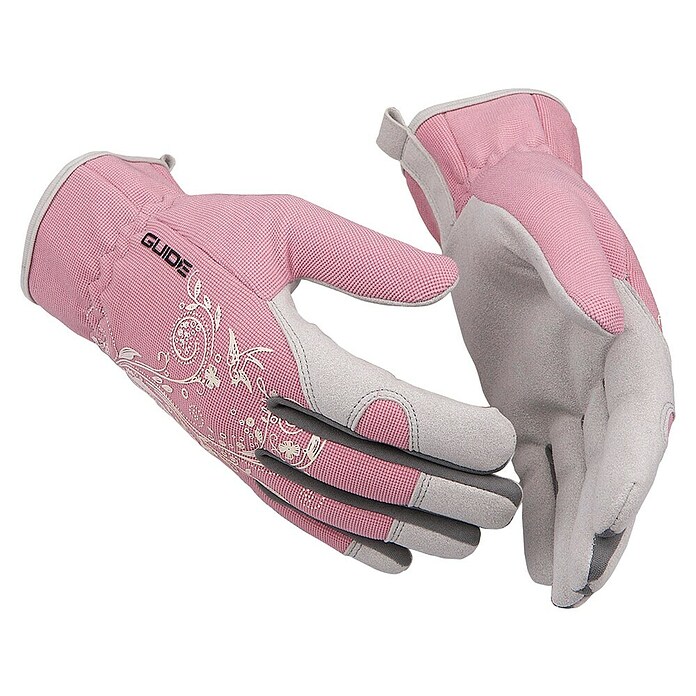 Guide Schutzhandschuhe 5534 (Konfektionsgröße: 8, Rosa/Beige)