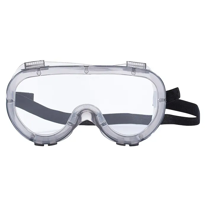 Zekler Schutzbrille 44 - Transparent, Belüfteter Rahmen - Schutzbrille mit klaren Gläsern und verstellbarem Kopfband für optimalen Schutz bei Arbeiten.