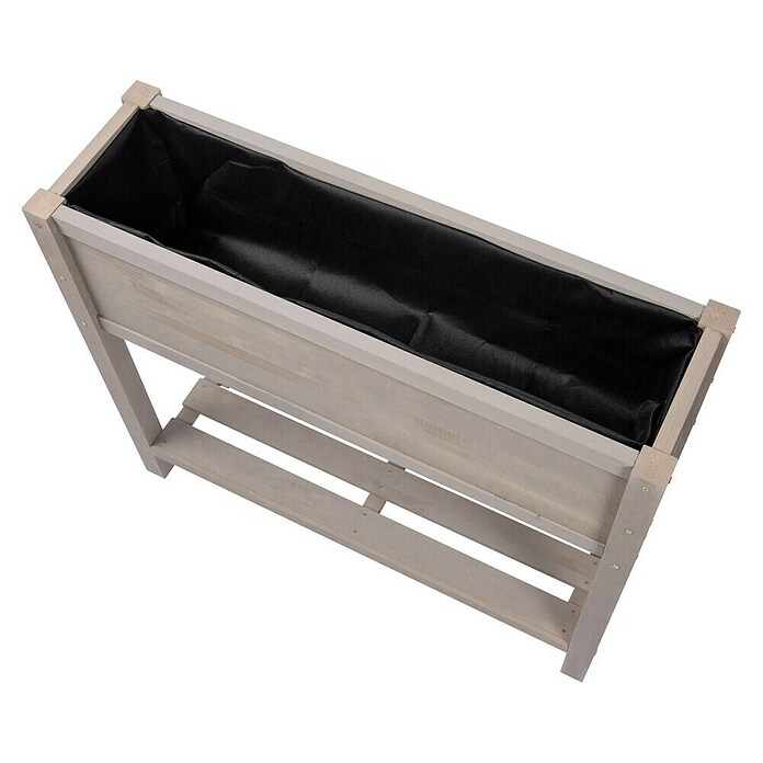 Sun Hochbeet Bloom 100 (100 x 30 x 85 cm, Holz, Warmgrau) | BAUHAUS