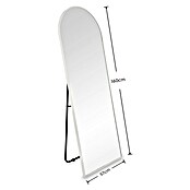 Standspiegel Mira (57 x 160 cm, Weiß, Metall) | BAUHAUS