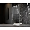 Camargue Palermo Nischendusche (80 x 200 cm, Unbeschichtet, Silberglanz) | BAUHAUS