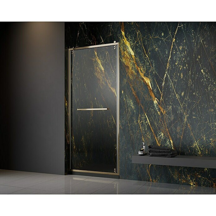 Camargue Cristal para puerta de mampara Palermo Set D (Longitud regulable: 870 mm - 890 mm, Espesor de vidrio: 6 mm) | BAUHAUS