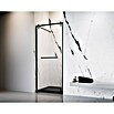 Camargue Palermo Nischendusche (80 x 200 cm, Unbeschichtet, Schwarz) | BAUHAUS