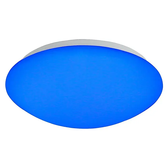 Tween Light Plafón LED Eco - 11,5 W, Ø x Al: 260 mm x 8,5 cm, Blanco, RGB - Una moderna lámpara de techo LED azul que crea un ambiente cálido y acogedor. Su diseño es minimalista pero elegante, ideal para cualquier habitación.