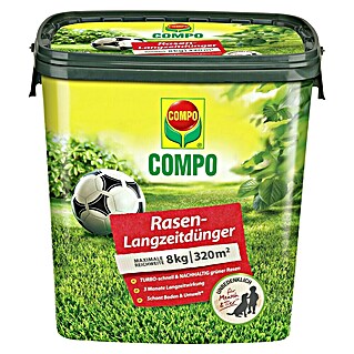 Compo Langzeit-Rasendünger (8 kg, Max. Anwendungsfläche: 320 m²)