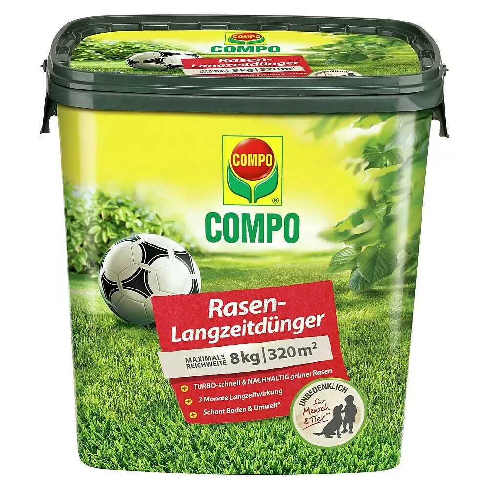 Compo Langzeit-Rasendnger - 8 kg, Max. Anwendungsflche: 320 m online  kaufen bei BAUHAUS