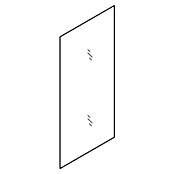 Camargue Palermo Douchewand, zijelement Zijwand (b x h: 90 x 200 cm, Ongecoat) | BAUHAUS