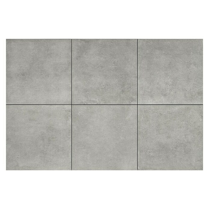 Terrastegel 3+1 Beton Grijs (Beton, l x b x d: 60 x 60 x 4 cm, Grijs) | BAUHAUS