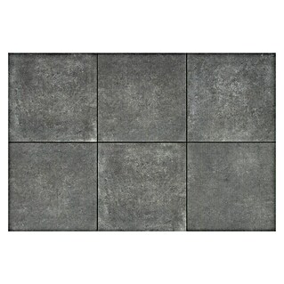 Terrastegel 3+1 Beton Antraciet (Beton, l x b x d: 60 x 60 x 4 cm, Antraciet)