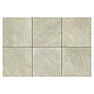 Keramische tegel Wave Creme (Keramiek, l x b x d: 60 x 60 x 2 cm, Creme)