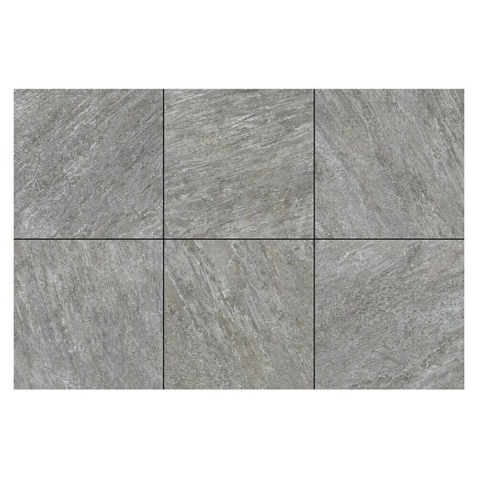 Keramische tegel Wave Grey (Keramiek, l x b x d: 60 x 60 x 2 cm, Grey) | BAUHAUS