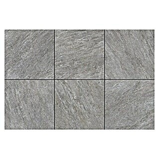 Keramische tegel Wave Grey (Keramiek, l x b x d: 60 x 60 x 2 cm, Grey)