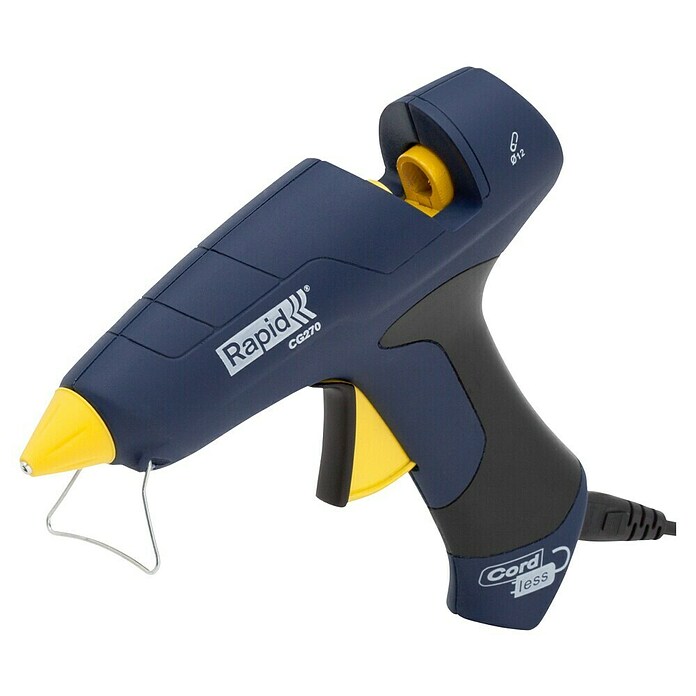 Rapid Pistola termoencoladora (Diámetro cartucho de cola: 12 mm, +180 °C a +200 °C, 250 W)