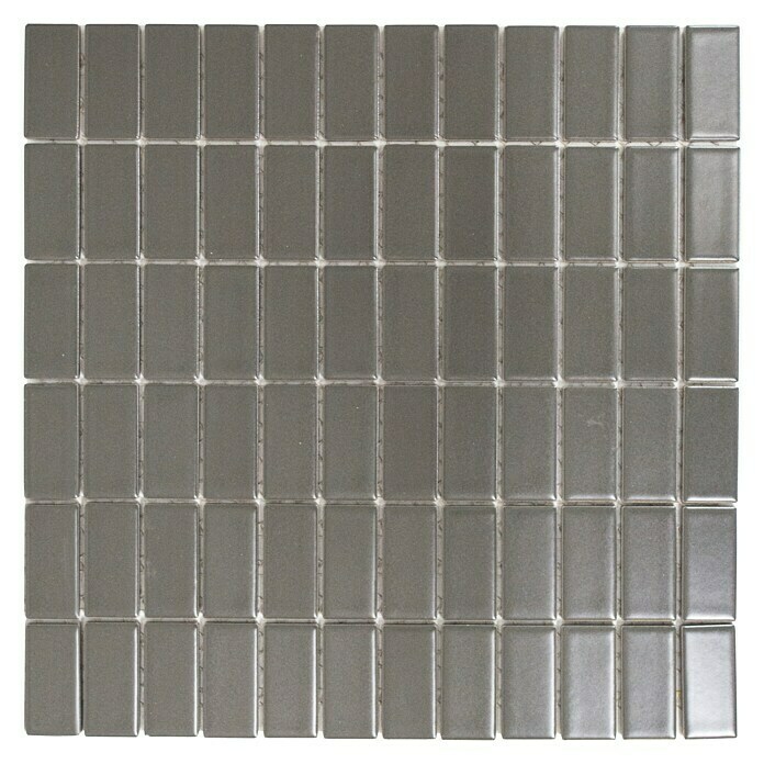 Mosaikfliese Uni ST 385 (30 x 30 cm, Grau, Matt)
